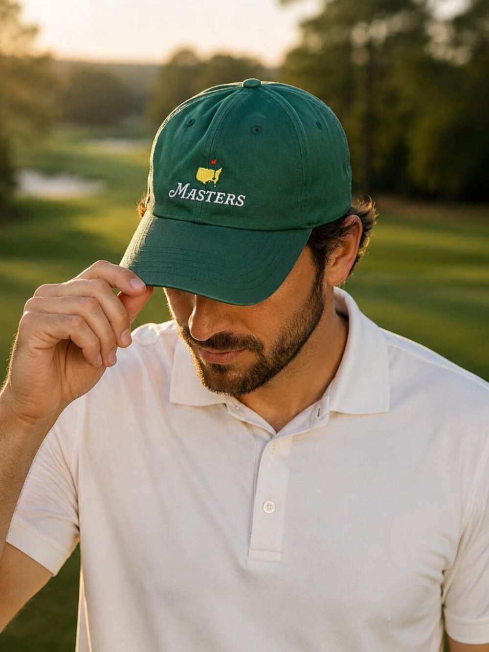 Masters Golf  2014 Green Augusta Georgia Adjustable Dad Hat Ball Cap Golfing